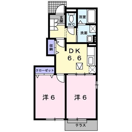 伊勢中川駅 徒歩31分 1階の物件間取画像